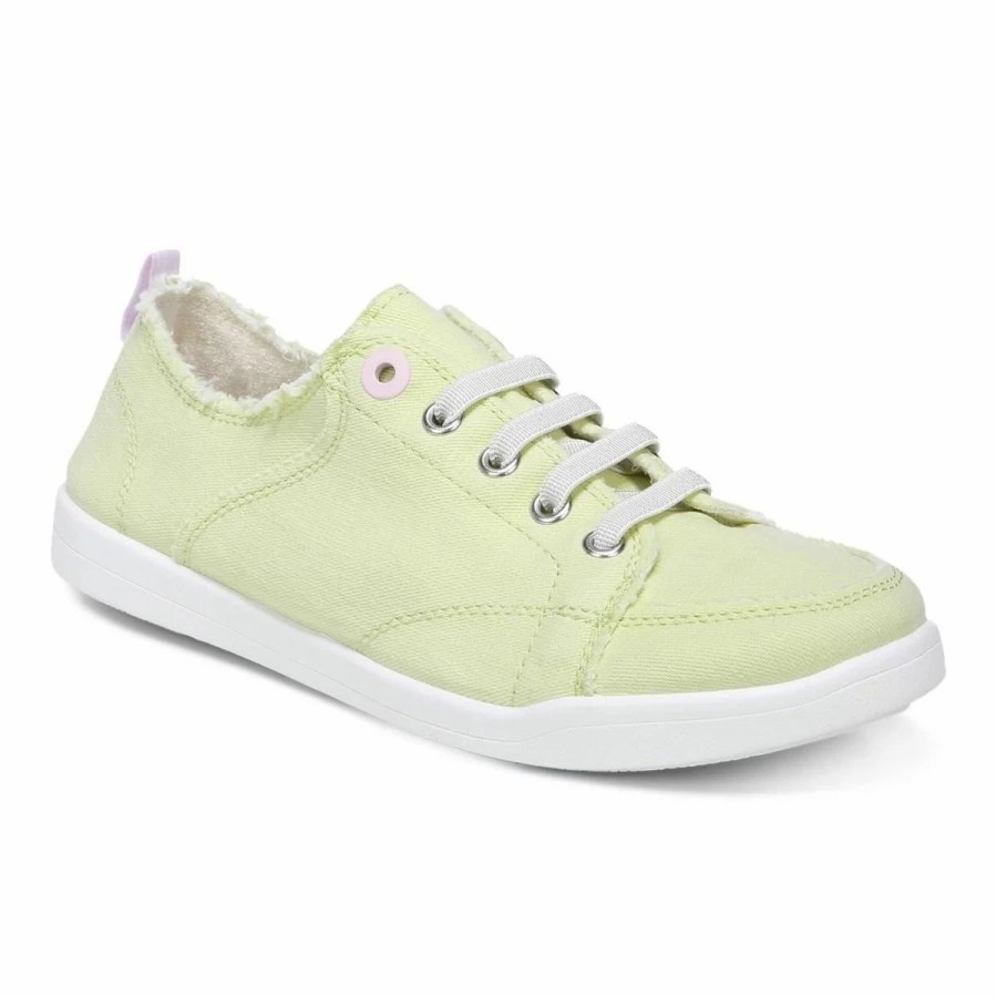 Women * | Vionic Pismo Canvas Pale Lime