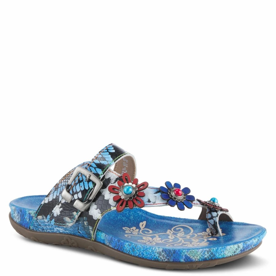 Women * | Spring Footwear Corp Kindness Blue Blue Multi