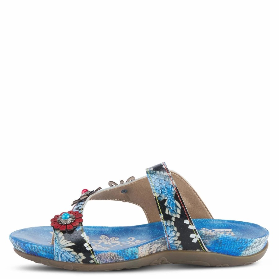 Women * | Spring Footwear Corp Kindness Blue Blue Multi