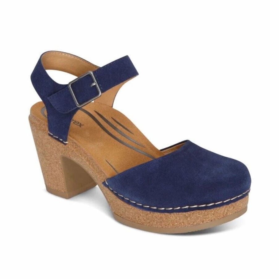 Women * | Aetrex Finley Navy