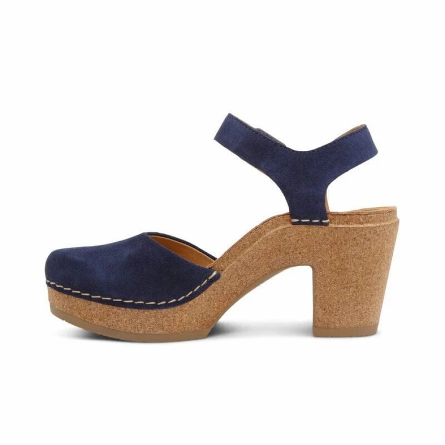 Women * | Aetrex Finley Navy