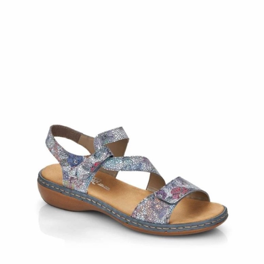 Women * | Rieker 659 C7 Regina Daisy Multi Daisy