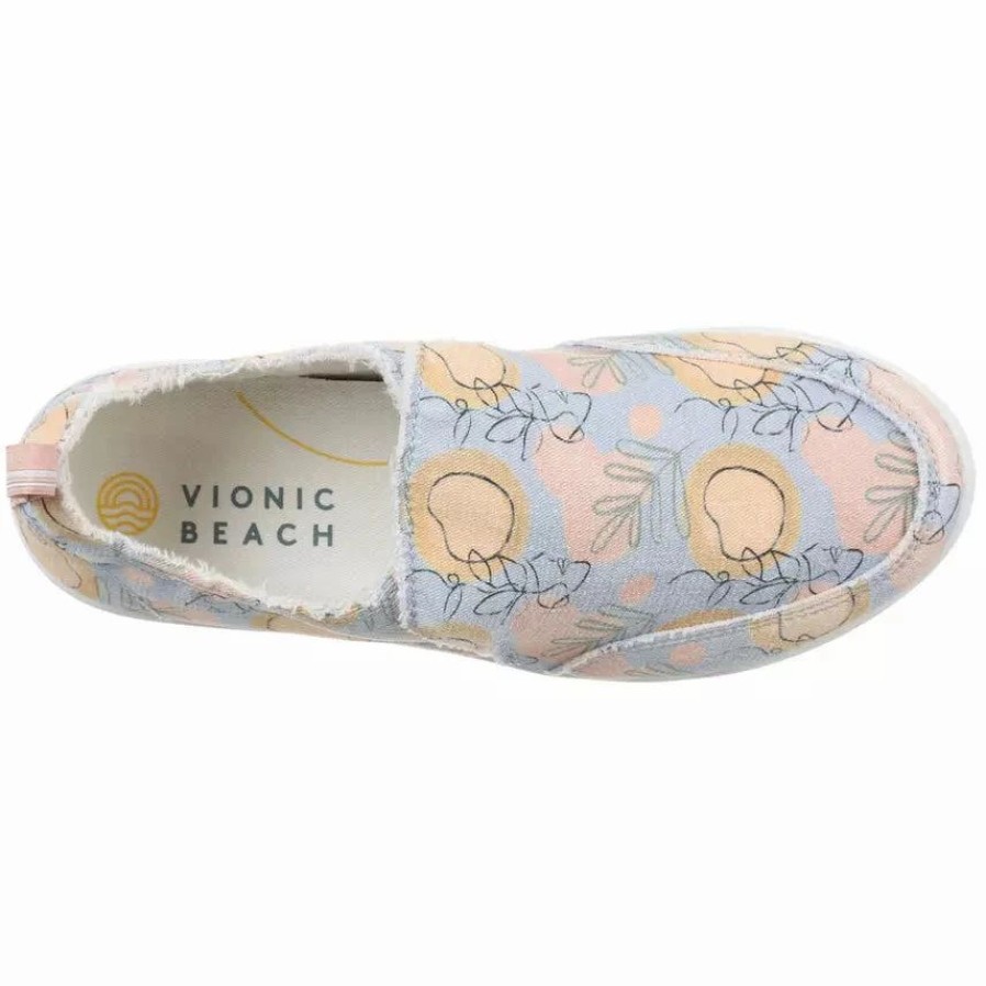 Women * | Vionic Malibu Orange Grove Blue Haze