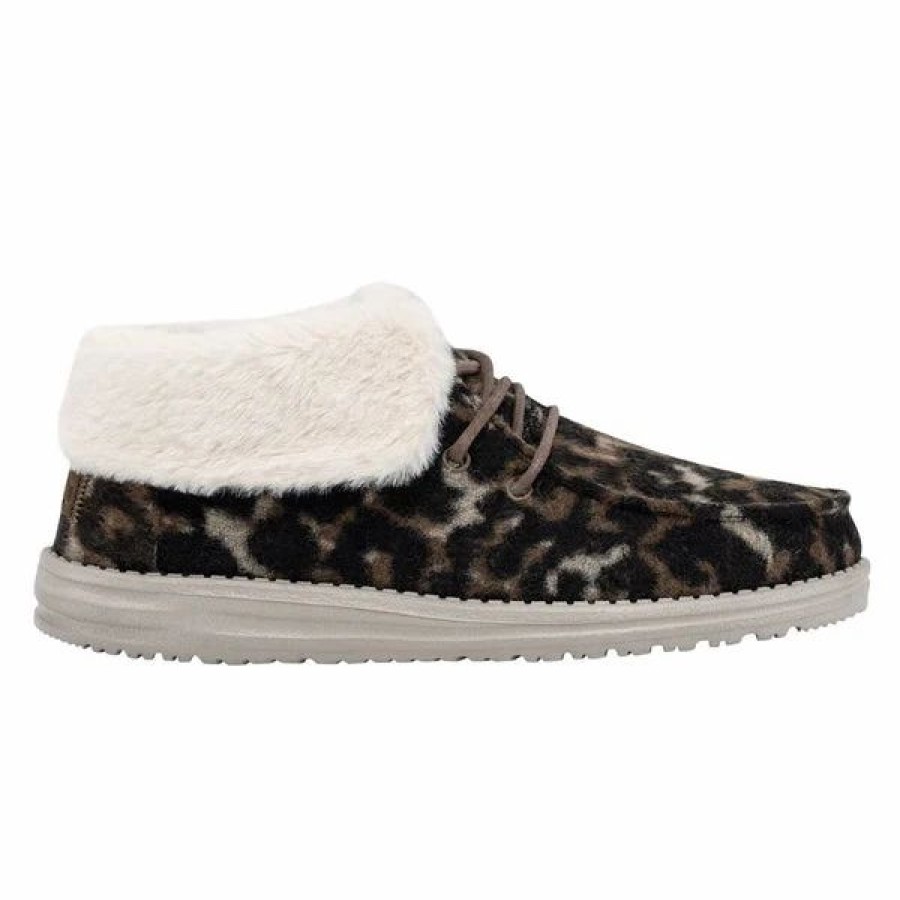 Women * | Hey Dude Britt Abstract Leopard Abstract Tan Leopard