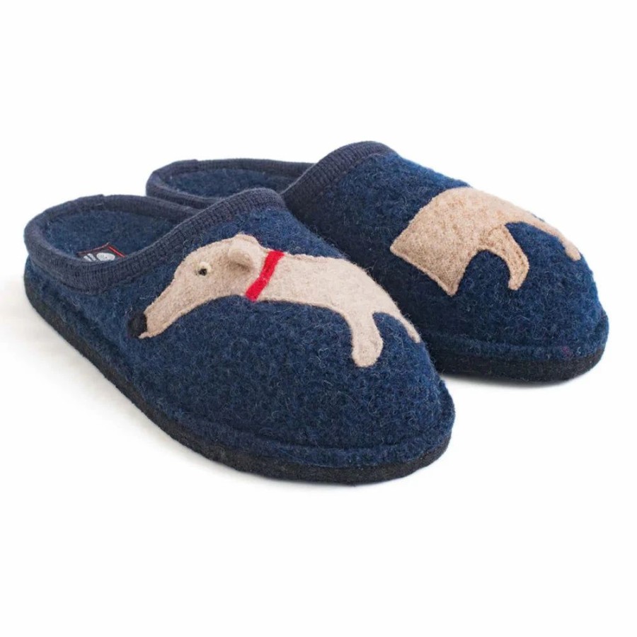 Women * | Kanner- Haflinger Doggy Slipper Captain'S Blue Captains Blue