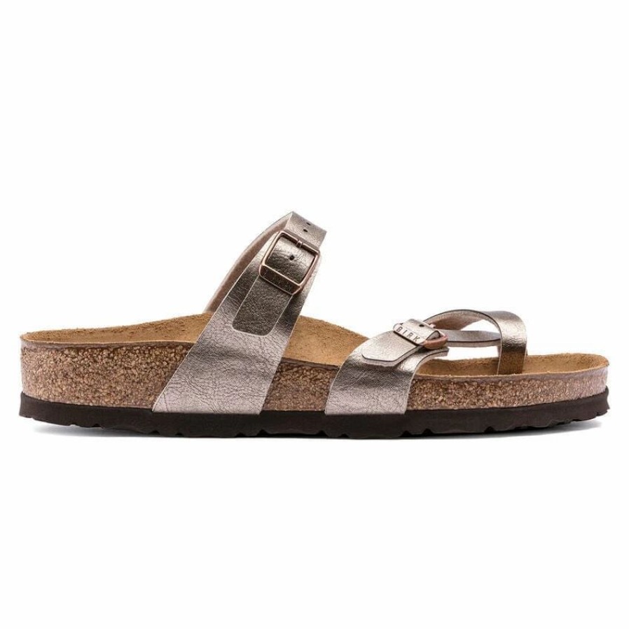 Women * | Birkenstock Regular Mayari Birko-Flor Graceful Taupe