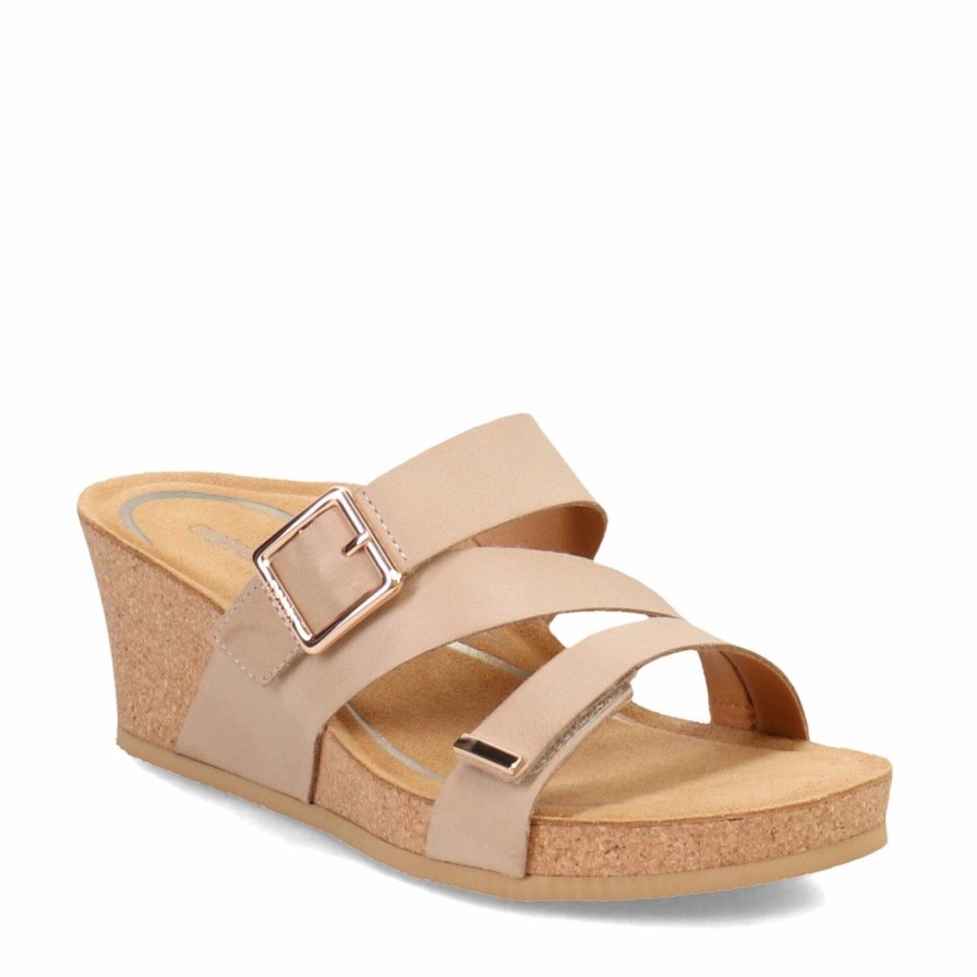 Women * | Aetrex Kimmy Arch Support Wedge Ivory