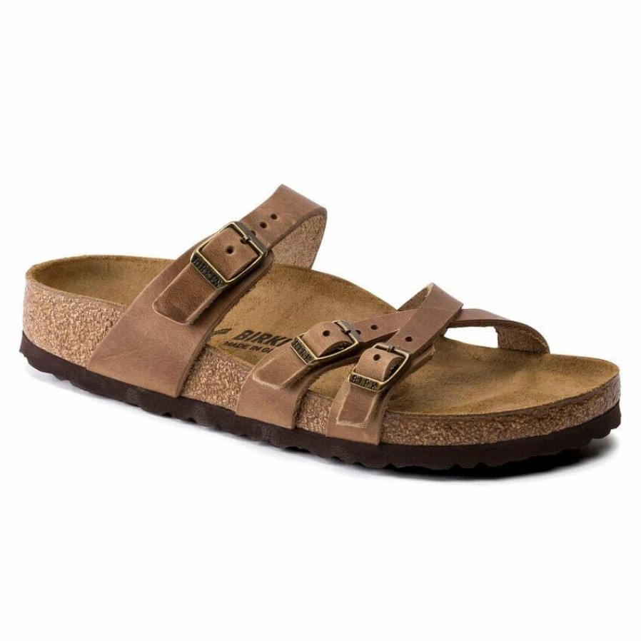 Men * | Birkenstock Franca Tabacco Oiled Leather Tobacco Oiled Leather