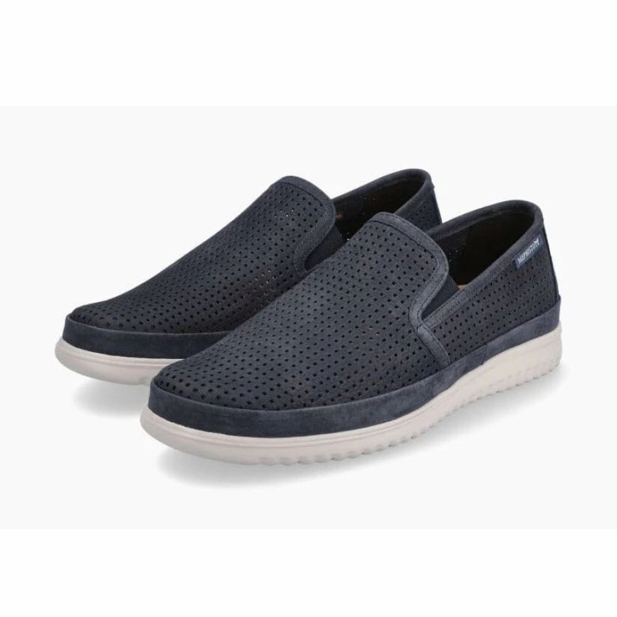 Men * | Mephisto Tiago Navy