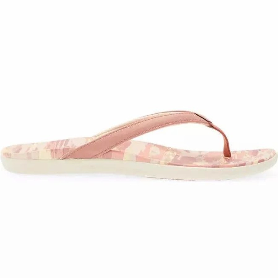 Women * | Olukai Ho'Opio Hau Rosette/Camo Rosette/Wai Camo