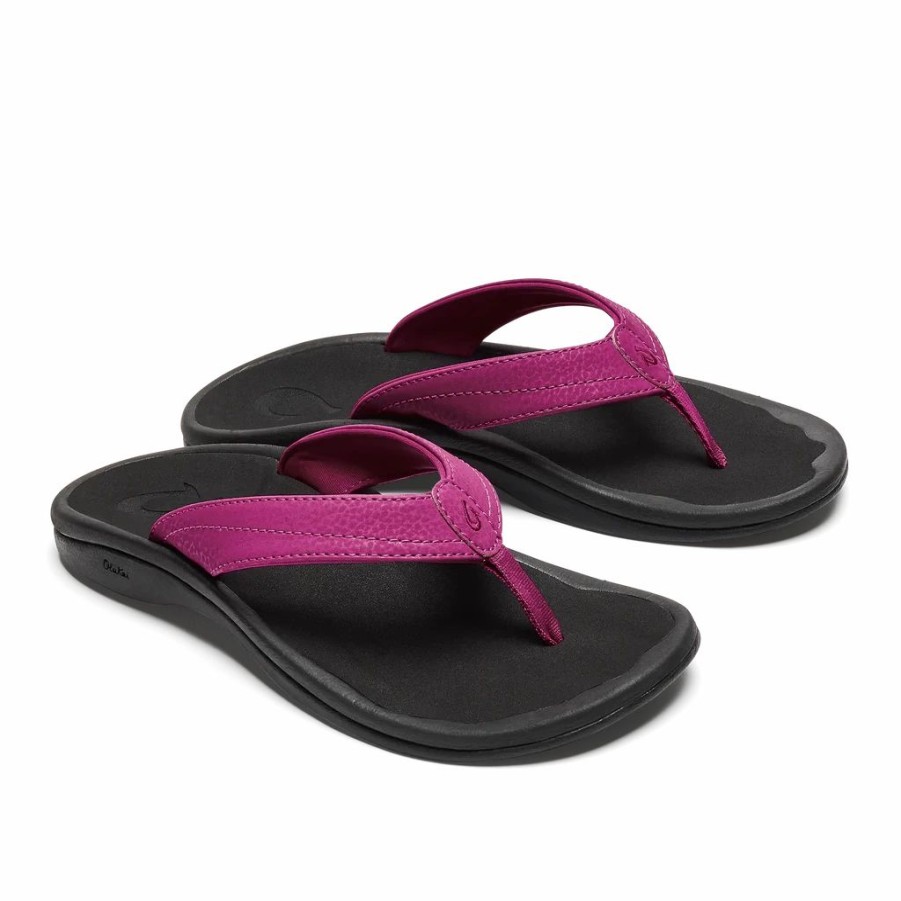 Women * | Olukai Ohana Orchid Flower Black Orchid Flower/Blk