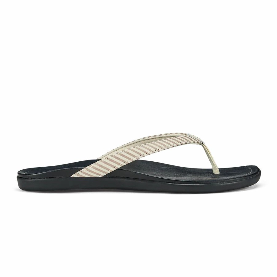 Women * | Olukai Ho'Opio Bone/Stripe