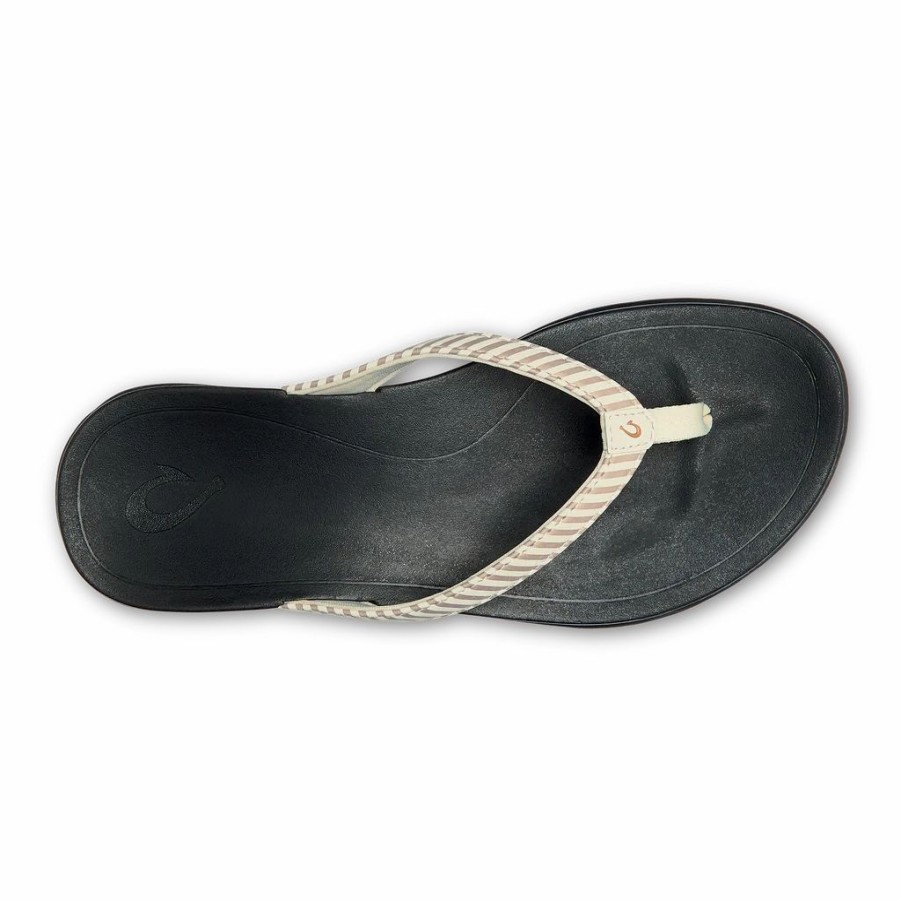 Women * | Olukai Ho'Opio Bone/Stripe