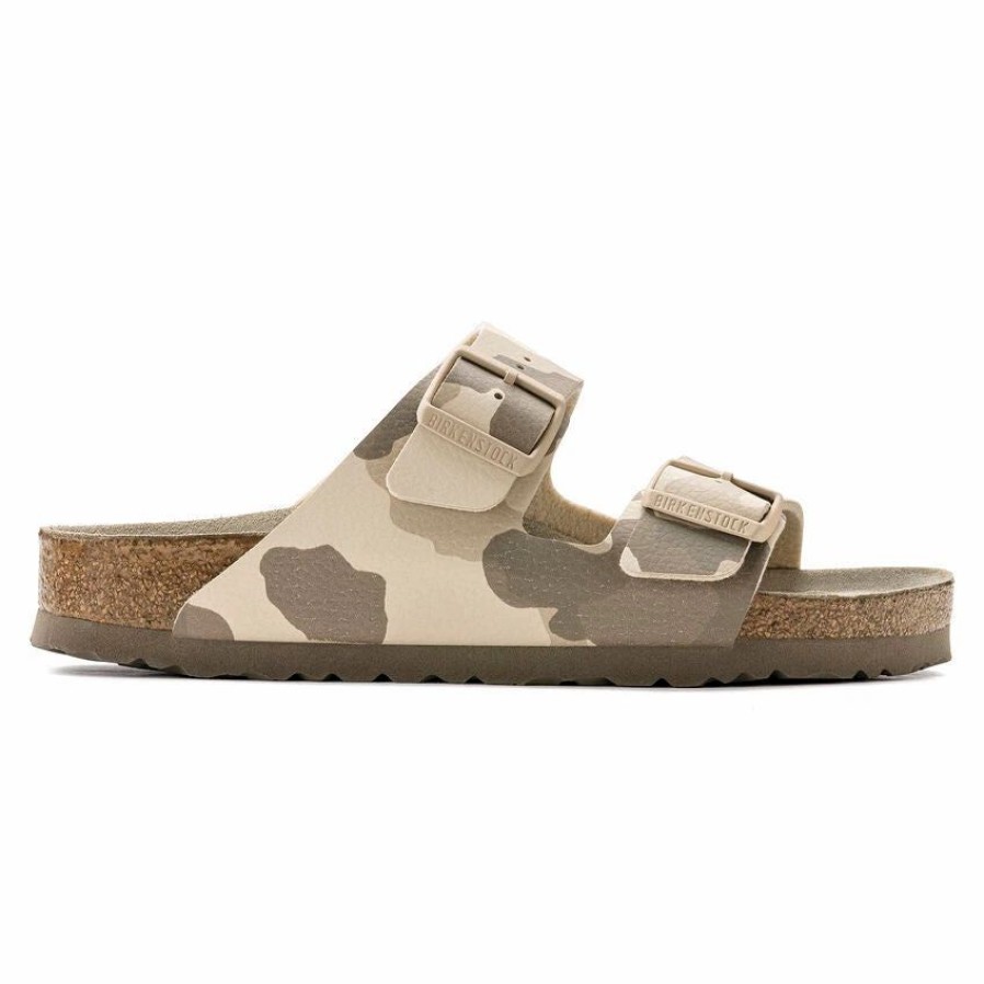 Men * | Birkenstock Narrow Arizona Limited Desert Soil Gray/Taupe Camo Gray Taupe