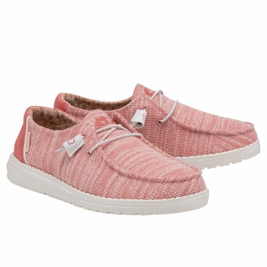 Women * | Hey Dude Wendy Stretch Coral Pearl