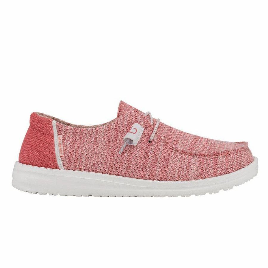 Women * | Hey Dude Wendy Stretch Coral Pearl