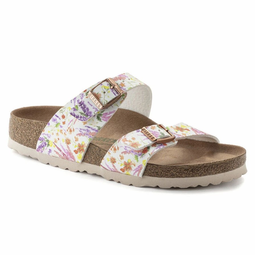 Women * | Birkenstock Sydney Birko-Flor Summer Garden Rose