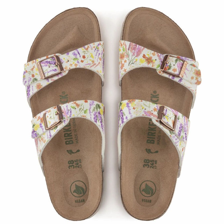 Women * | Birkenstock Sydney Birko-Flor Summer Garden Rose