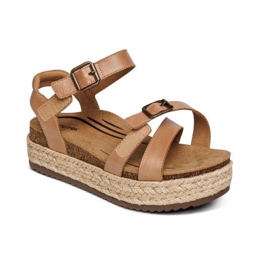 Women * | Aetrex Paula Camel