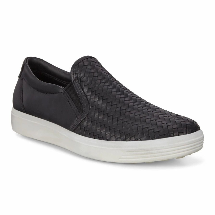 Women * | Ecco Soft 7 Slip-On Black Black Cirrus