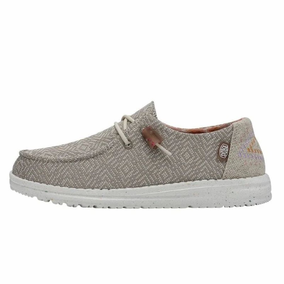 Women * | Hey Dude Wendy Knit Ii Desert Taupe