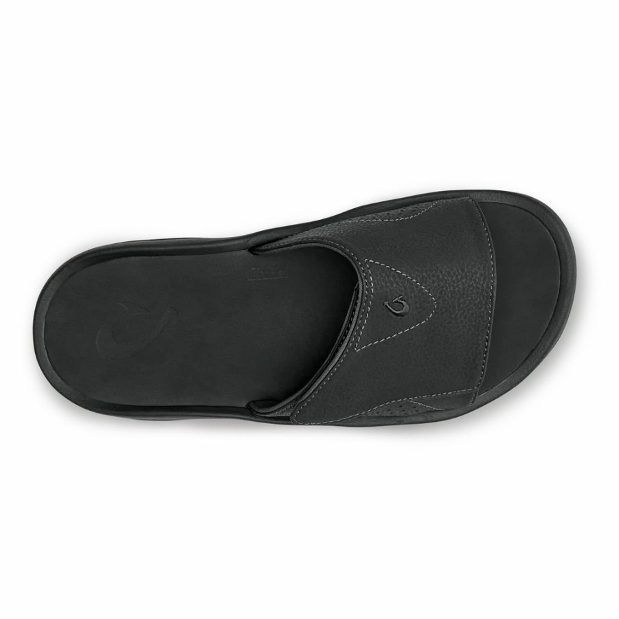 Men * | Olukai Nalu Slide Black