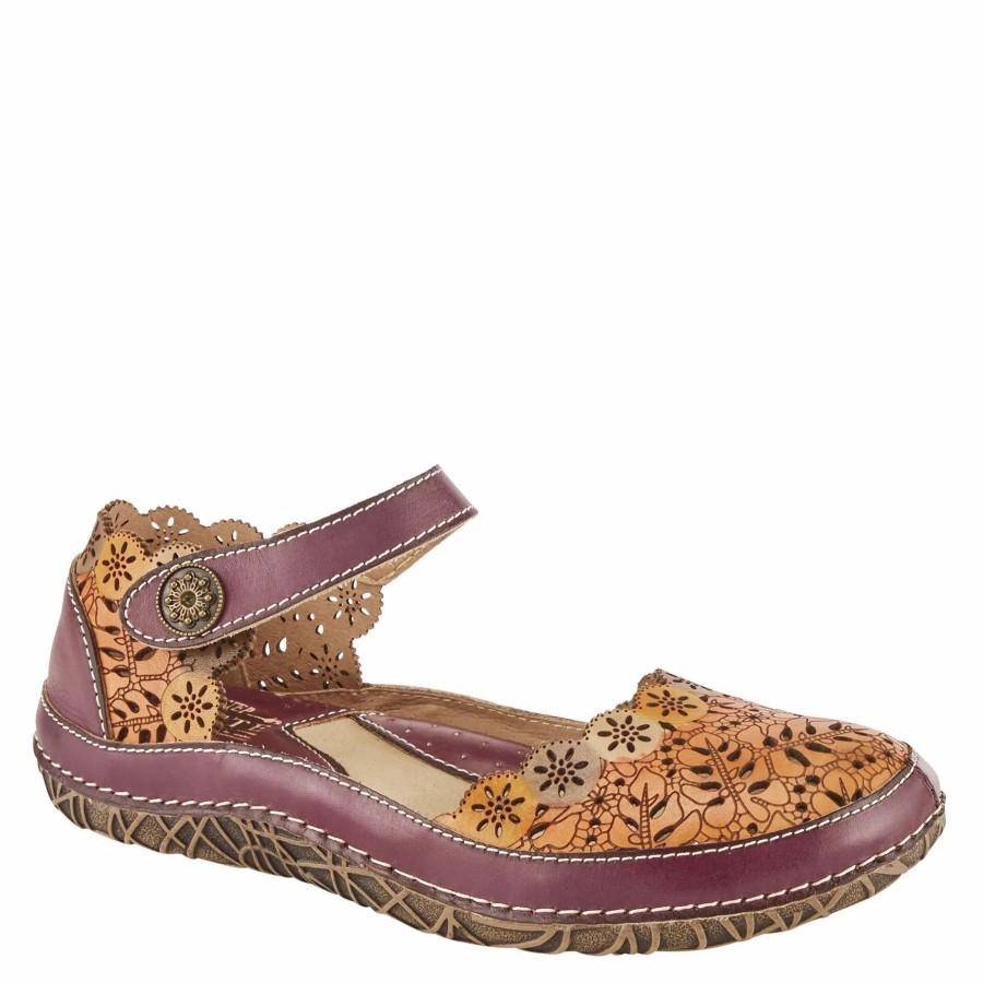 Women * | Spring Footwear Corp L'Artiste Kysandra-Fleur Mary Jane'S Purple Purple Multi