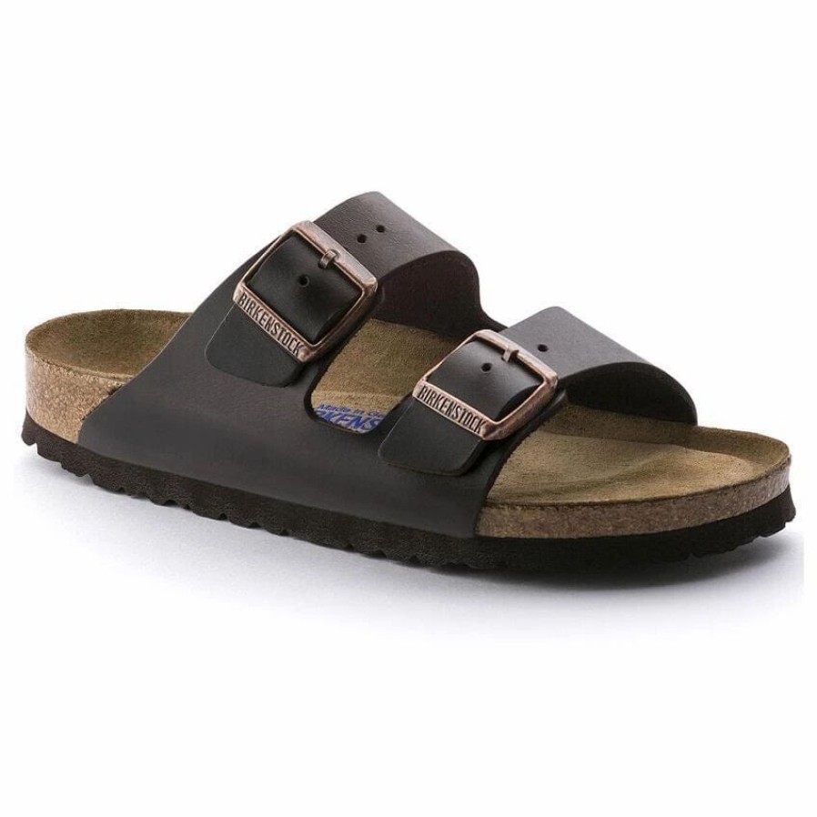 Men * | Birkenstock Regular Arizona Amalfi Testa Di Moro Brown Amalfi Leather