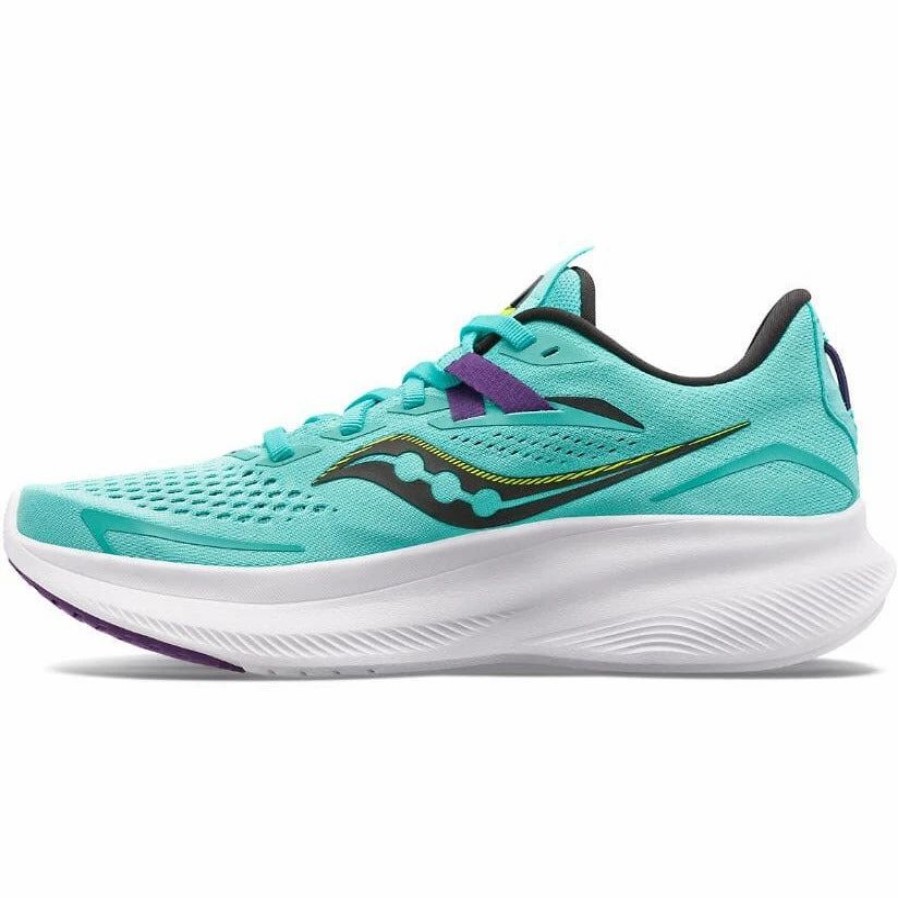 Women * | Saucony Women'S Ride 15 Cool Mint/Acid