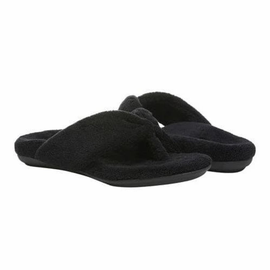 Women * | Vionic Lydia Slipper Black