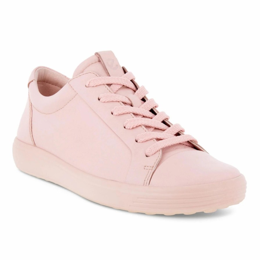 Women * | Ecco Soft 7 Mono Sneaker Pink