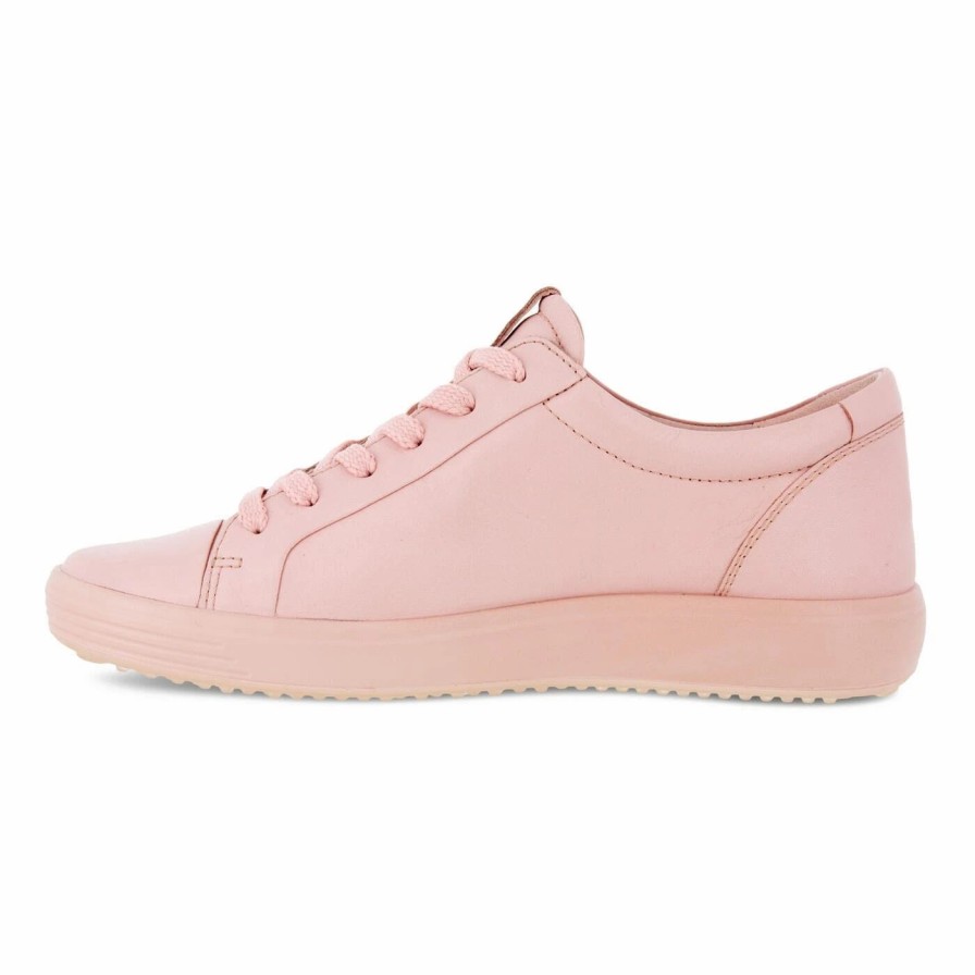 Women * | Ecco Soft 7 Mono Sneaker Pink