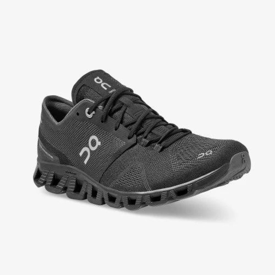 Men * | On Running Men Cloud X Black/Asphalt Black / Asphalt