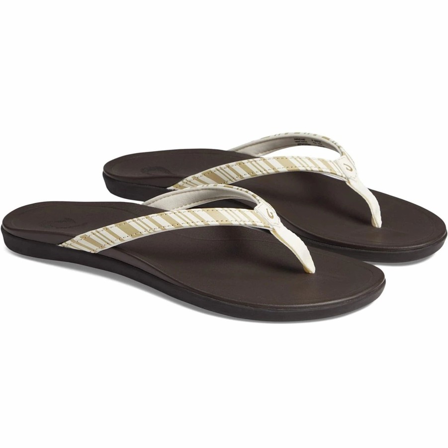 Women * | Olukai Ho'Opio Clay/Stripe