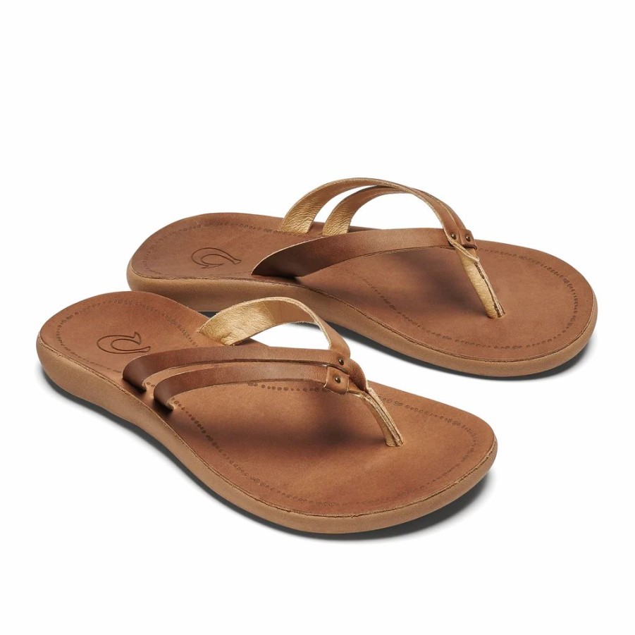 Women * | Olukai Womens Kapehe Luana Sahara Sahara/Sahara