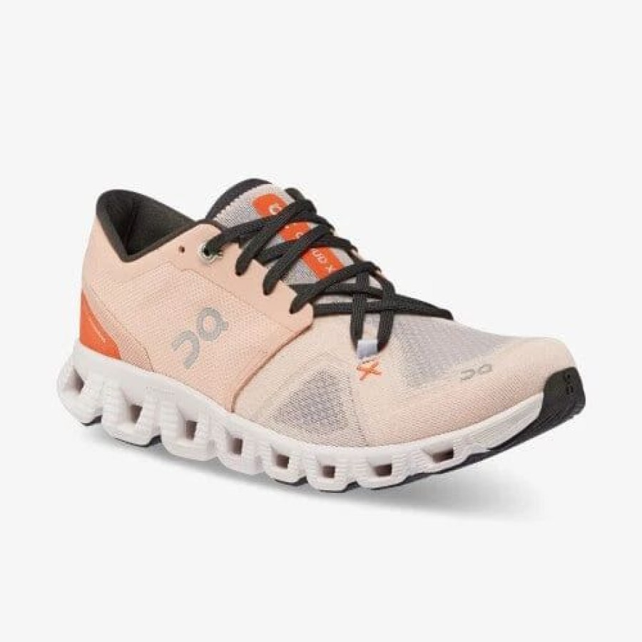 Women * | On Running Women Cloud X 3 Rose/Sand