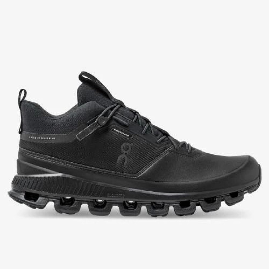 Men * | On Running Cloud Hi Men Waterproof All Black