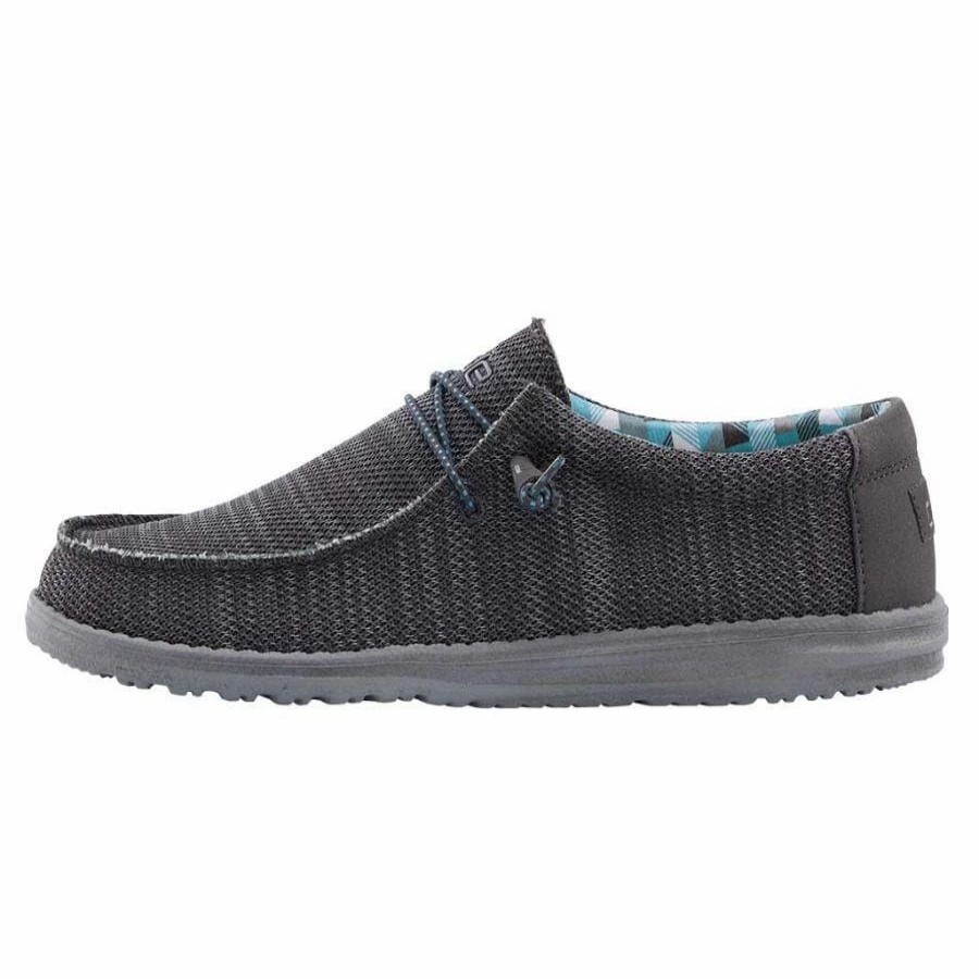 Men * | Hey Dude Wally Sox Charcoal