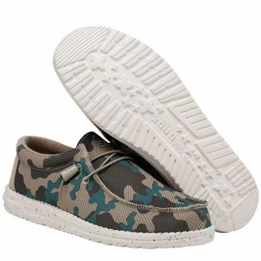 Men * | Hey Dude Wally Sox Safari Camo