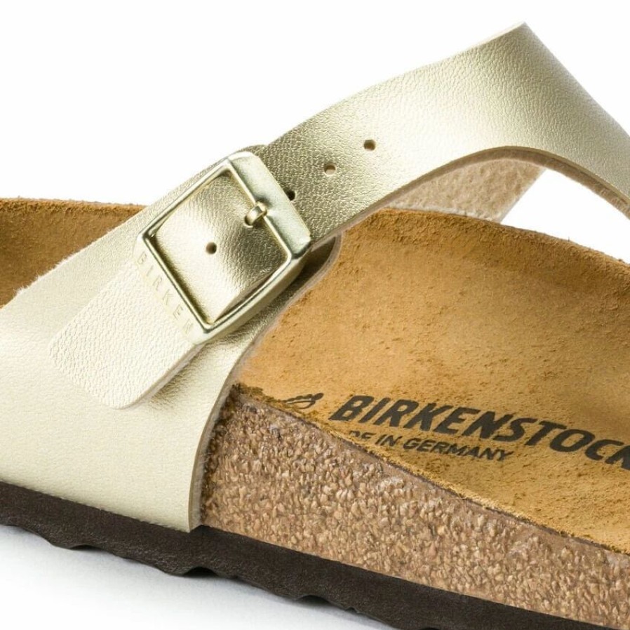 Men * | Birkenstock Regular Gizeh Gold