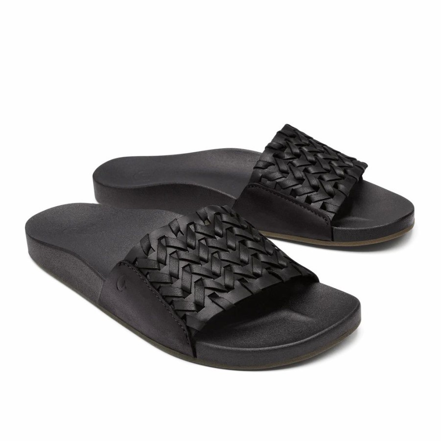 Women * | Olukai Kamola Black Black/Black