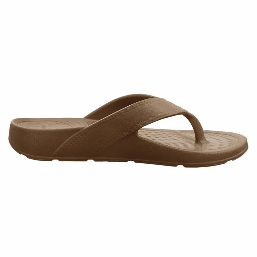 Men * | Nuusol Cascade Flip Flop Bronze Smoke Bronze