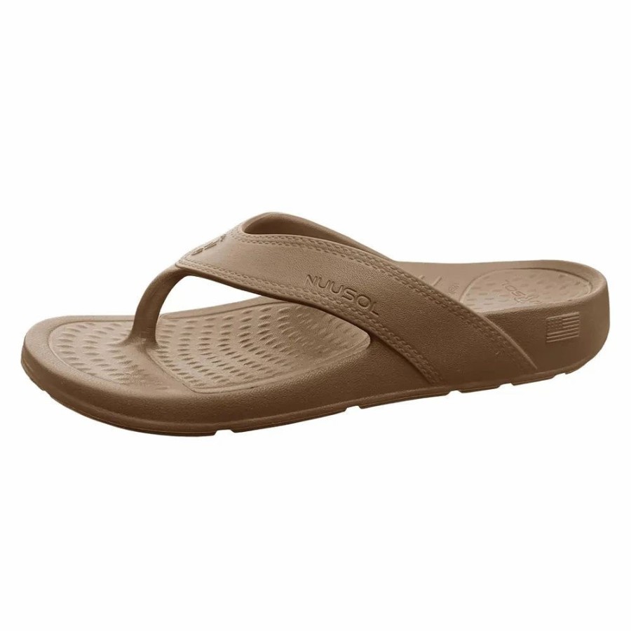 Men * | Nuusol Cascade Flip Flop Bronze Smoke Bronze