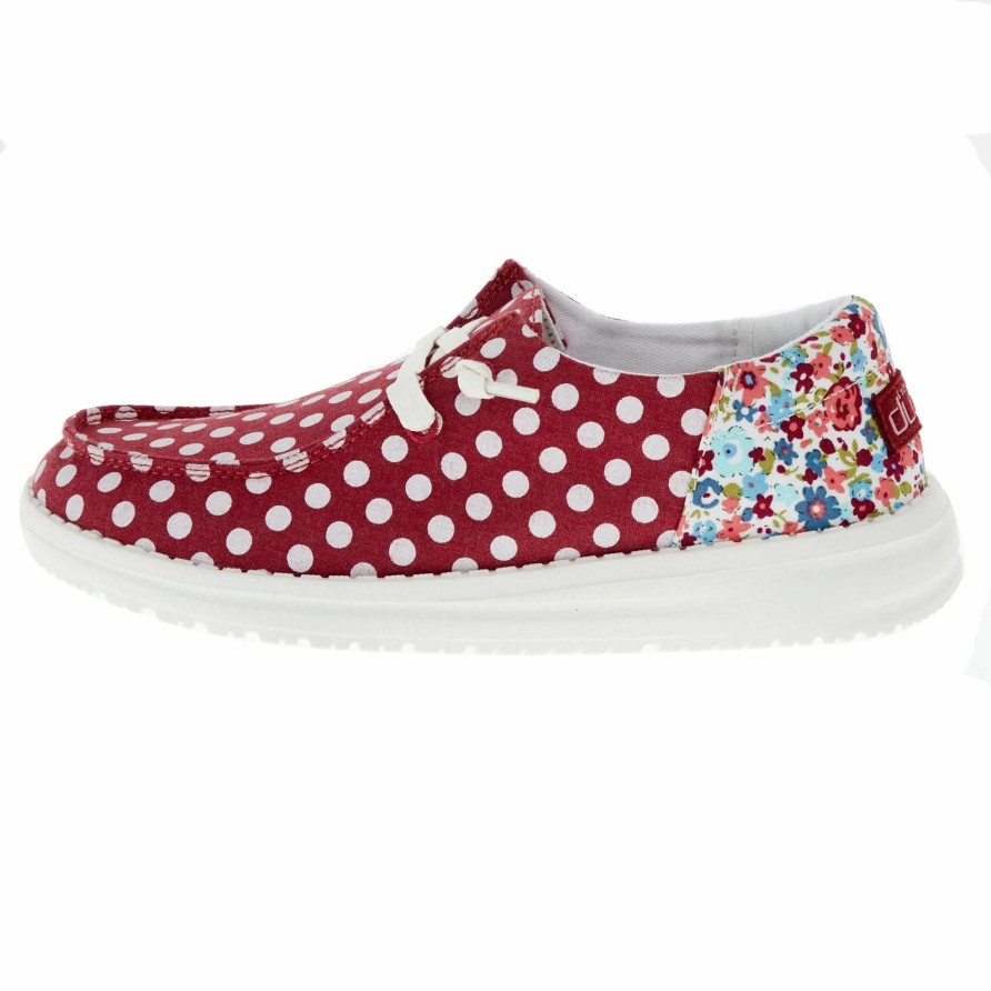 Women * | Hey Dude Wendy Funk Rose Dot