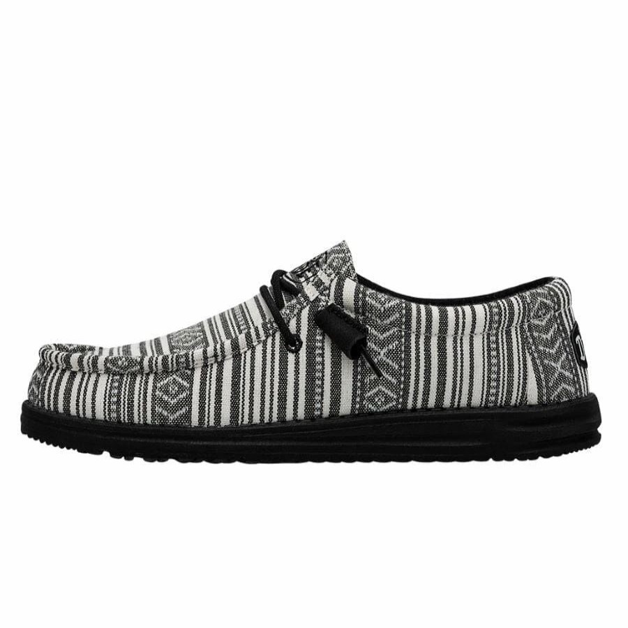 Men * | Hey Dude Wally Serape Black Gravel