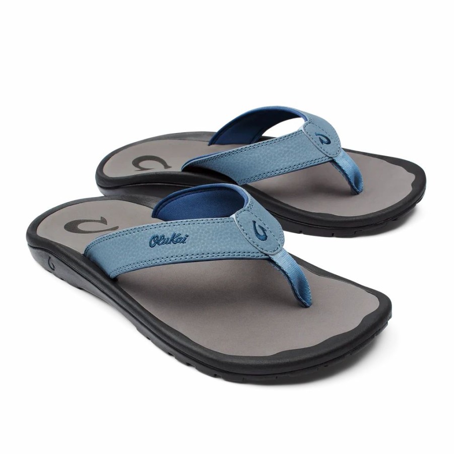 Men * | Olukai Ohana Sea Ice/Charcoal