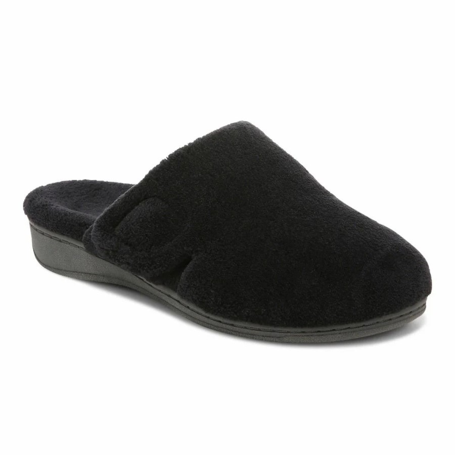 Women * | Vionic Gemma Mule Slippers Black