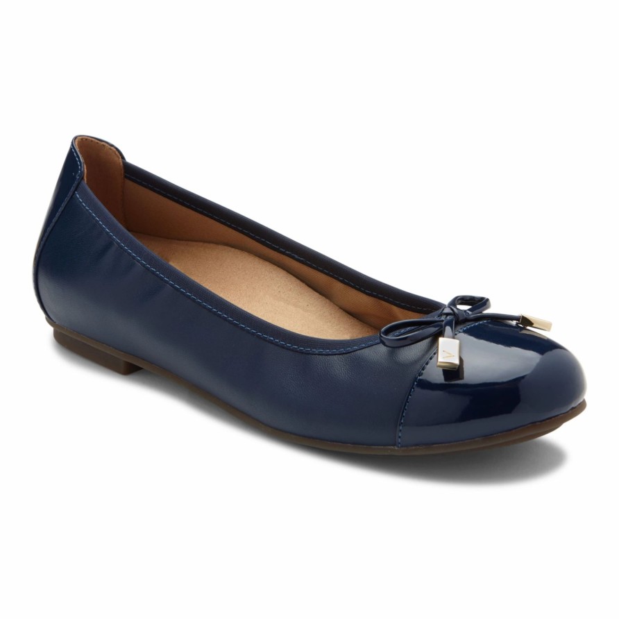 Women * | Vionic Minna Ballet Flat Navy