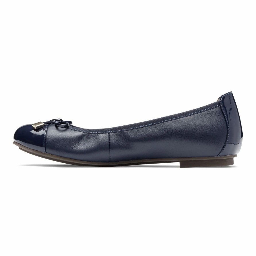 Women * | Vionic Minna Ballet Flat Navy