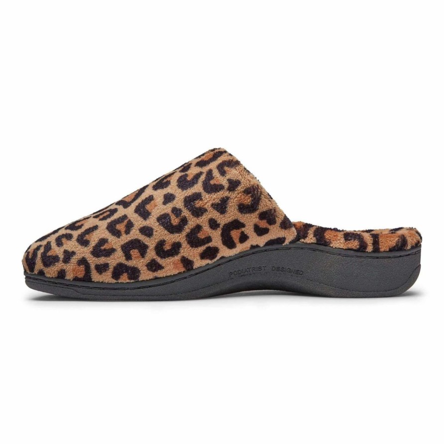 Women * | Vionic Gemma Mule Slipper Leopard